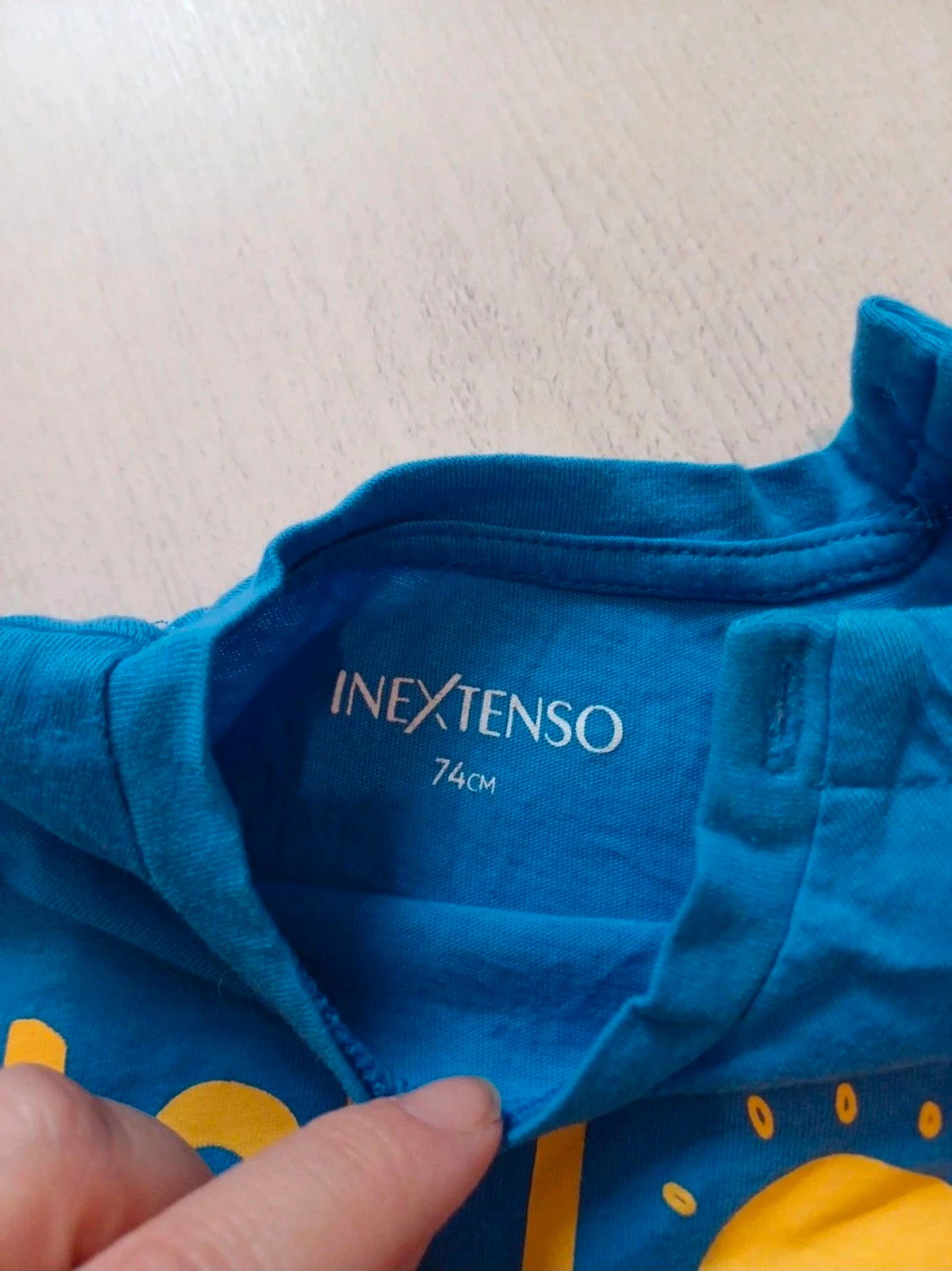 T-shirt azul 12 meses – photo 2